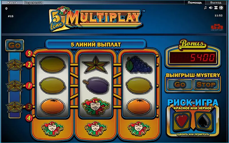 Игровые автоматы на 5 линий